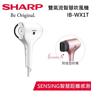 【私訊再折】SHARP 夏普 雙氣流智慧 IB-WX1T-W 珍珠白 吹風機 原廠公司貨