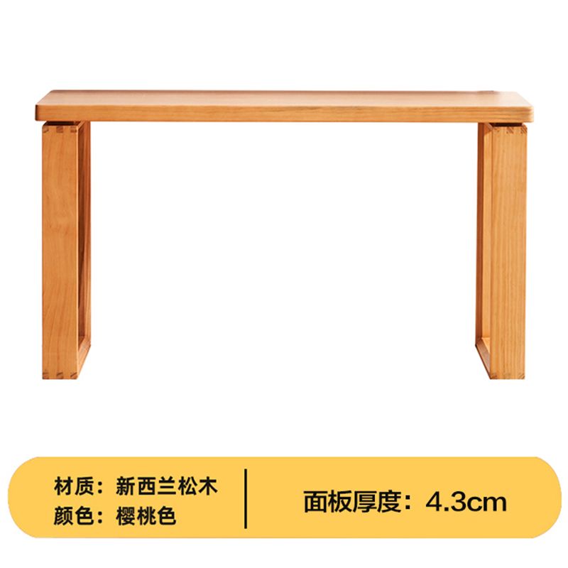 公司貨 免運 臥室全實木電腦桌家用書桌一體工作臺辦公桌學生學習寫字桌小戶型 快速發貨