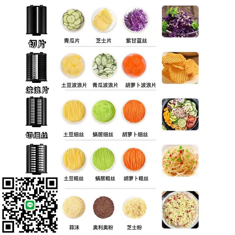 切菜機家用切片切絲神器電動滾筒切土豆蘿卜洋蔥蒜片食堂小型