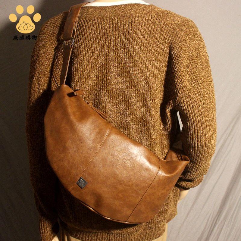 日系斜挎包 超軟尼龍大容量單肩包