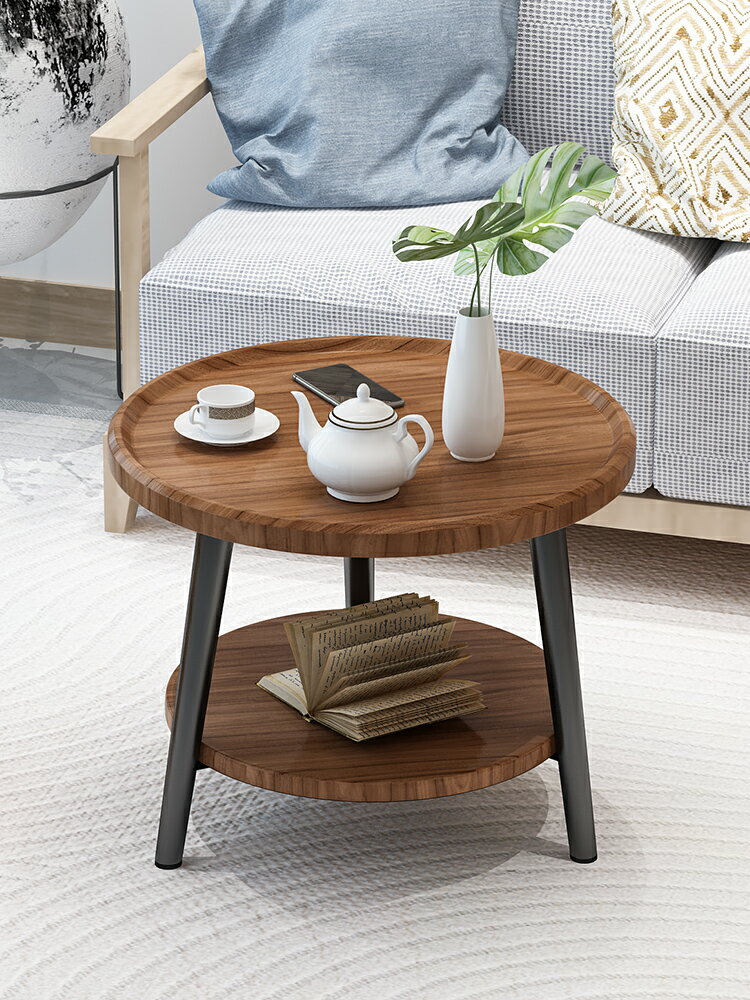 茶幾 ● 茶幾 辦公室 會客用簡約 現代 小茶臺 家用 客廳簡約 創意茶桌圓形小桌子