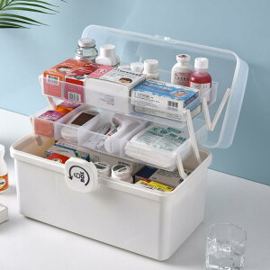藥箱家庭裝家用大容量多層醫藥箱全套應急醫護醫療收納藥品小藥盒 中秋節特惠