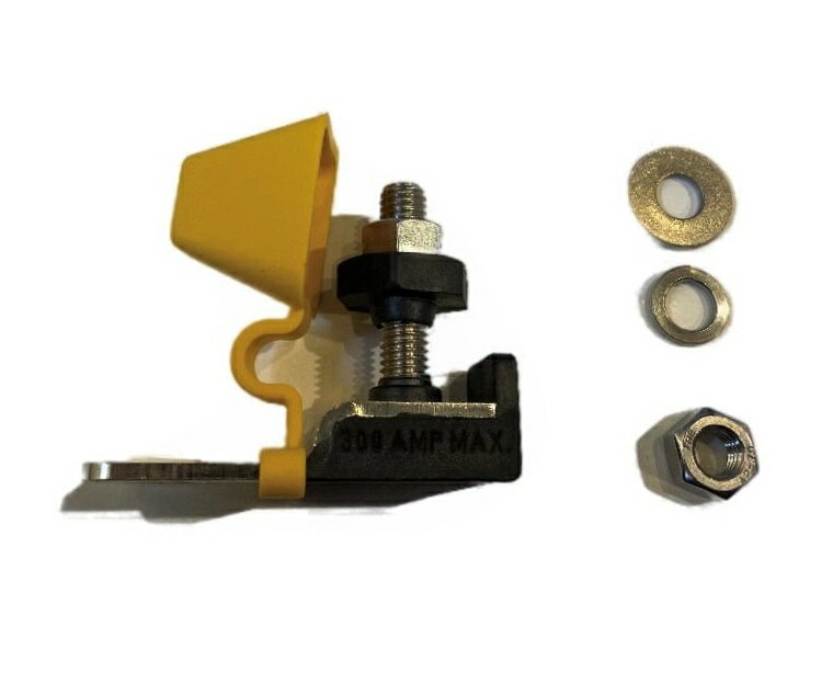 Ptt 電瓶保險絲座黃 Battery Fuse Holder 300a Max ptfhbt 川山岳海直營店 樂天市場rakuten