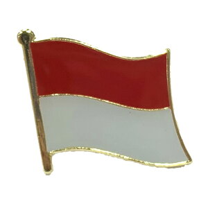 Indonesia印尼國旗 金屬飾品 配飾 別針 國徽胸章 國旗胸徽 時尚
