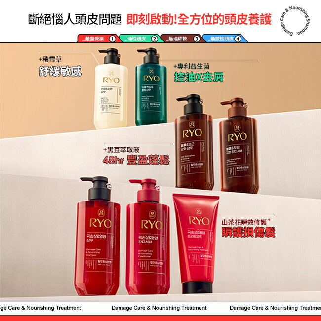 呂 全方位頭皮瞬護髮膜-染燙受損300ml