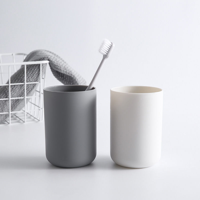 漱口杯日式涑口杯衛生間牙刷杯牙杯簡約素色牙刷杯情侶牙杯口杯