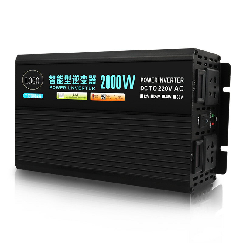 逆變器大功率逆變器1000w1500w2000w3000w4000w5000w12v24v48v轉220V 小山好物