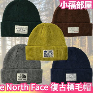 【5色】日本 The North Face 復古標 毛帽 帽子 北臉 冬季 保暖 潮流 時尚 復古 古著【小福部屋】