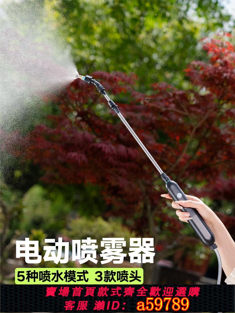 【臺灣公司 可打統編】電動噴霧器噴水槍高壓噴壺家用園藝噴淋澆花神器消毒小型農用打藥