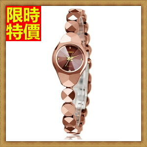 手錶石英錶(手鍊造型)-鎢鋼潮流時尚女腕錶2色71r38【獨家進口】【米蘭精品】