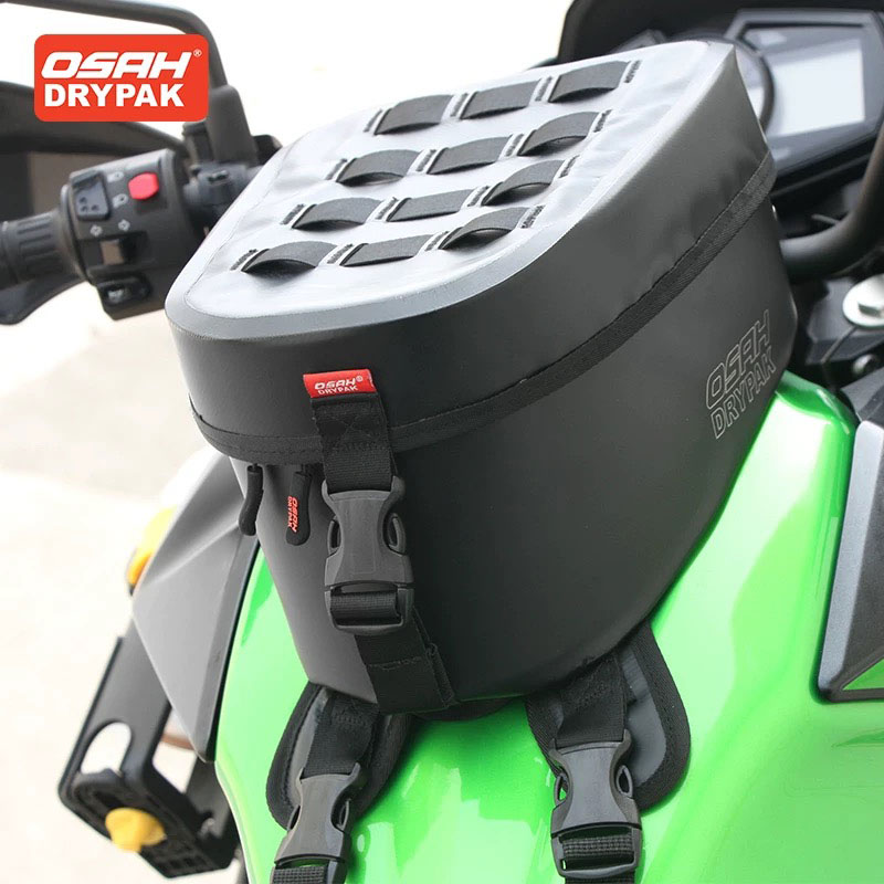 OSAH摩托車防水油箱包通用摩旅騎行裝備反光小巧便攜后尾包容量大