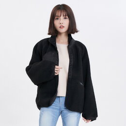 女寬版毛絨外套