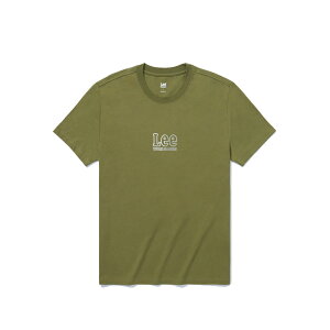 Lee 男款 鏤空漸層小LOGO 短袖T恤 | Modern