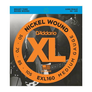 美國製 D'Addario EXL160 (50-105) Bass 4弦套弦【唐尼樂器】