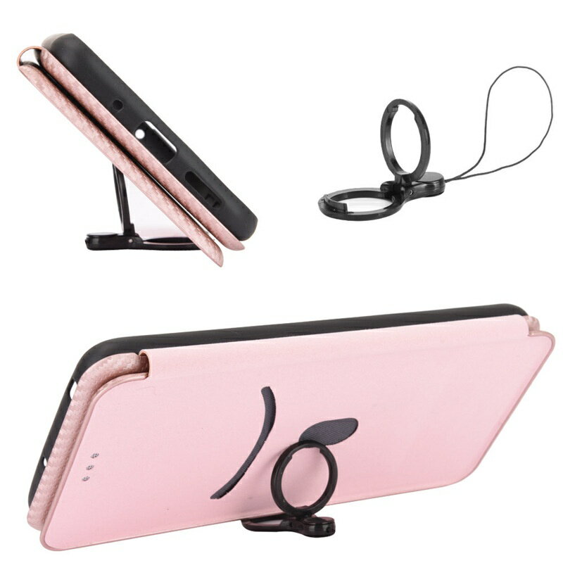 現貨 附掛繩支架ASUS華碩Zenfone 9 Zenfone 8  ROG PHONE 5 碳纖維皮套 3