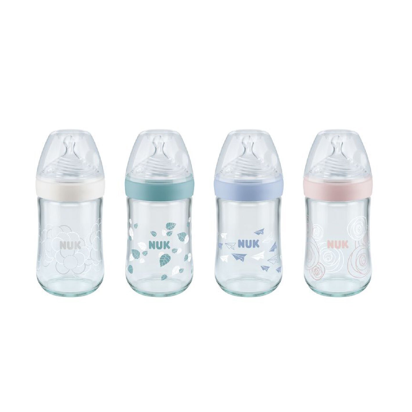 【紫貝殼】德國 NUK NATURE SENSE自然母感玻璃奶瓶240mL