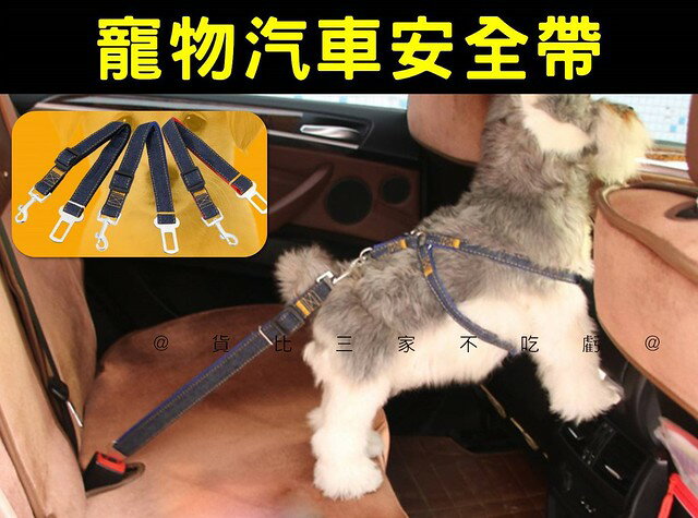 寵物汽車安全帶 寵物牽引繩 寵物車載安全繩 外出用品 寵物車用束綁帶 寵物出遊 貓用 小型犬 毛孩汽車固定 掛繩 寵物訓