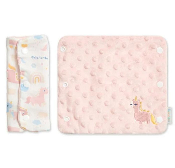奇哥豆趣竹纖維背巾口水巾組 21x18cm(TAL68000P粉) 435元