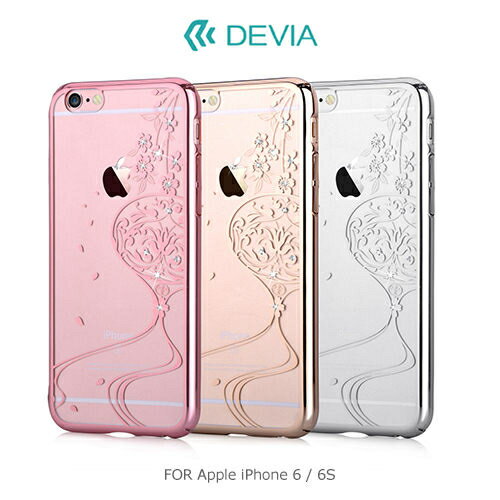 DEVIA Apple iPhone 6 / 6S 晶彩保護殼(舞動) 手機殼 / 銀色【出清】【APP下單最高22%回饋】