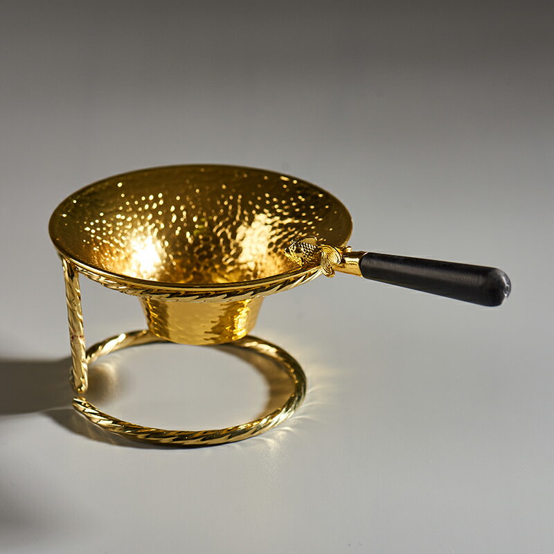 純銅茶漏網茶隔茶葉過濾網功夫茶具配件濾茶器茶濾創意泡茶器日式 1