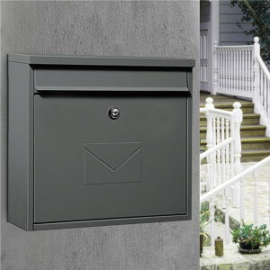 固盾MAILBOX信箱大號歐式別墅郵箱室外掛墻小區家用快遞信報箱