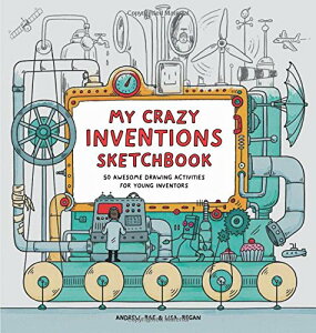 我的瘋狂創作素描本 英語原版 My Crazy Inventions Sketchbook