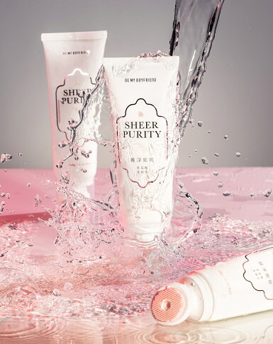 (即期良品 特價出清)純淨如初 氨基酸潔顏乳 100g 附帶按摩刷頭 王盈喬老師推薦 Be My Boyfriend 洗面乳 4