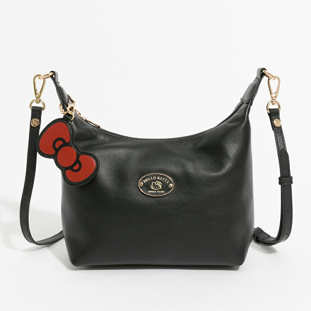 Hello Kitty - Arnold Palmer - 手提包附長背帶 Morbidezza系列 - 黑色 3