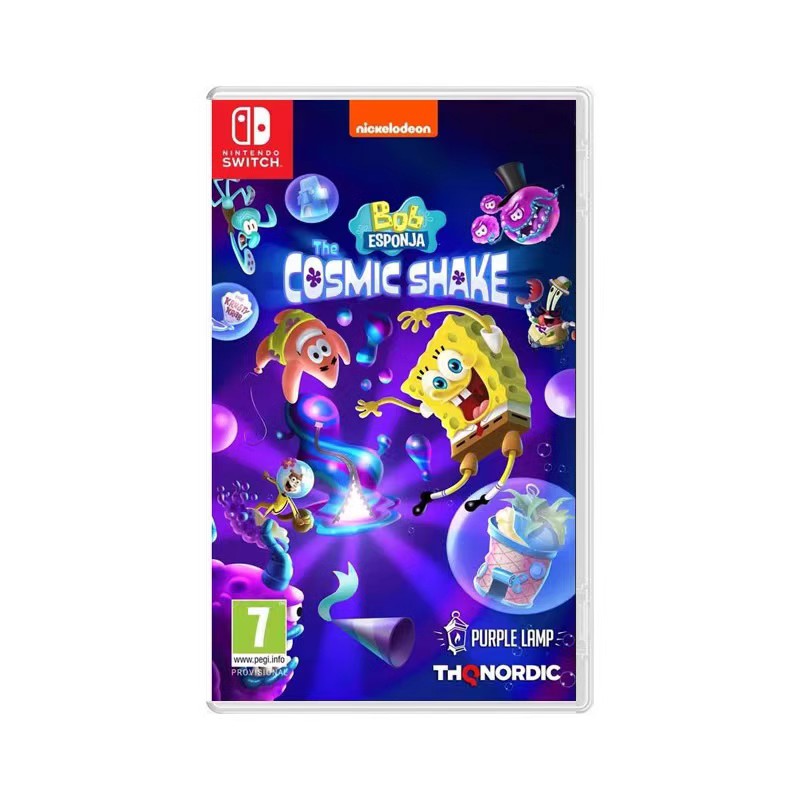 全新/二手任天堂switch遊戲片卡 海綿寶寶 宇宙搖擺 搖動震蕩 繁體中文