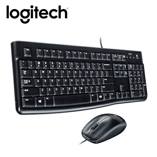 【Logitech 羅技】MK120有線鍵鼠組【三井3C】