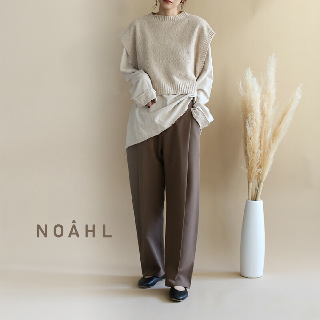 【預購】NOAHL 錐形西裝褲 工作褲  百搭 小眾品牌