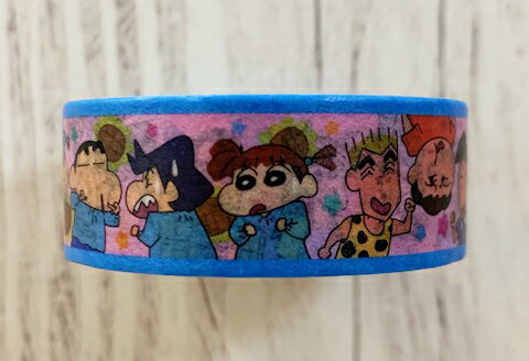 【震撼精品百貨】蠟筆小新 Crayon Shin-chan~蠟筆小新紙膠帶-藍*51129