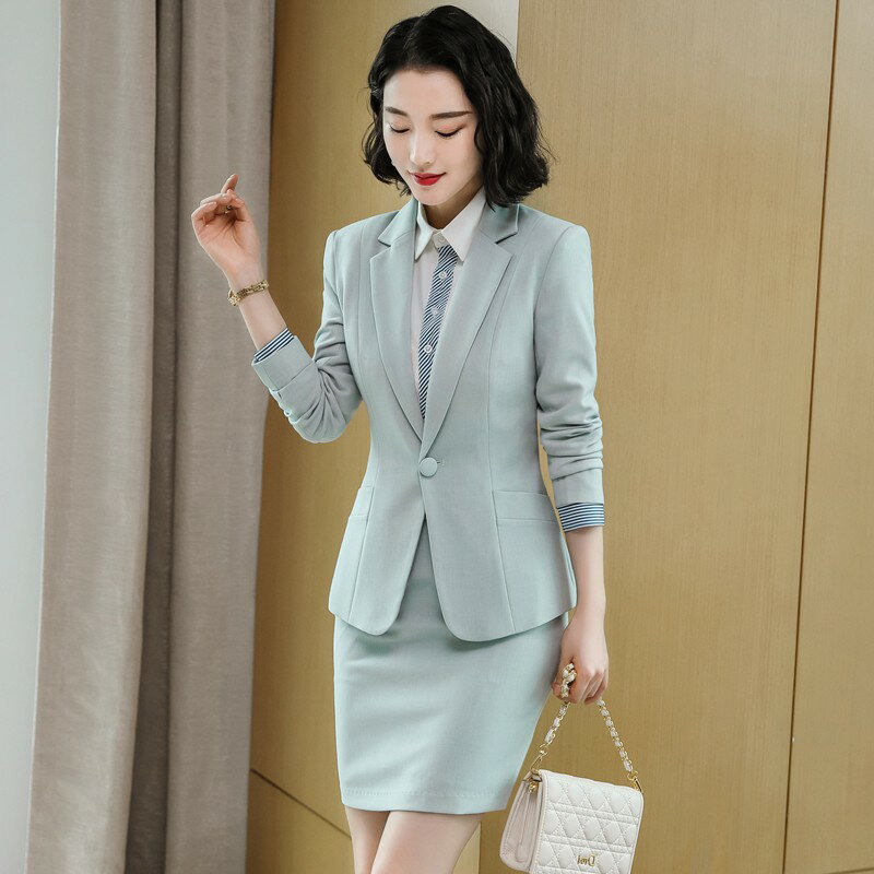 西裝套裝外套+短裙(兩件套)-翻領修身時尚休閒女西服4色73yz48【獨家進口】【米蘭精品】