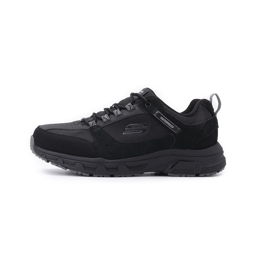 SKECHERS OAK CANYON 防潑水戶外運動鞋 全黑 237386BBK 男鞋