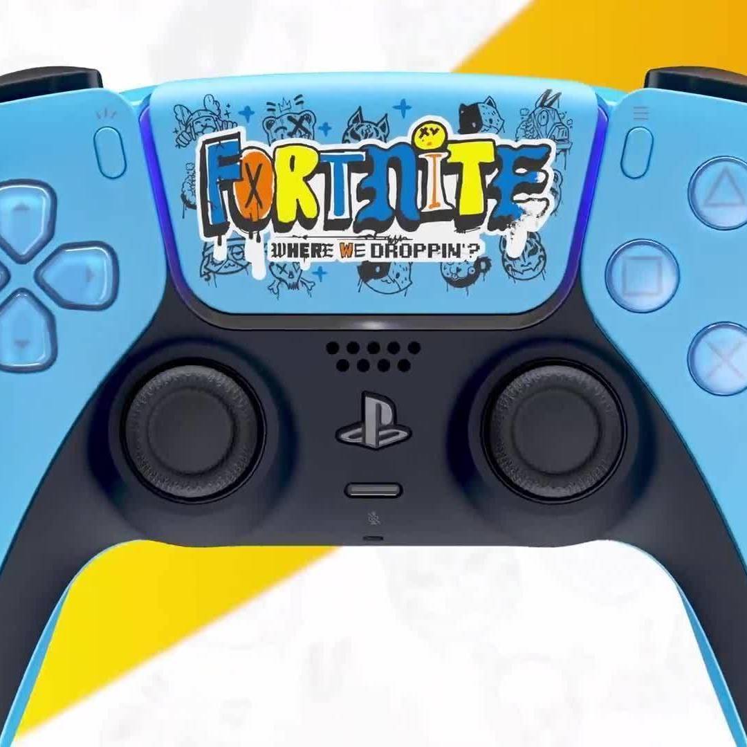附發票 ONY  堡壘之夜聯名限量版Fortnite PS5游戲手柄353S 快速出貨 3