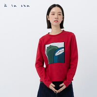 a la sha 針織抹茶Q咪長袖上衣 a la sha 針織抹茶Q咪長袖上衣