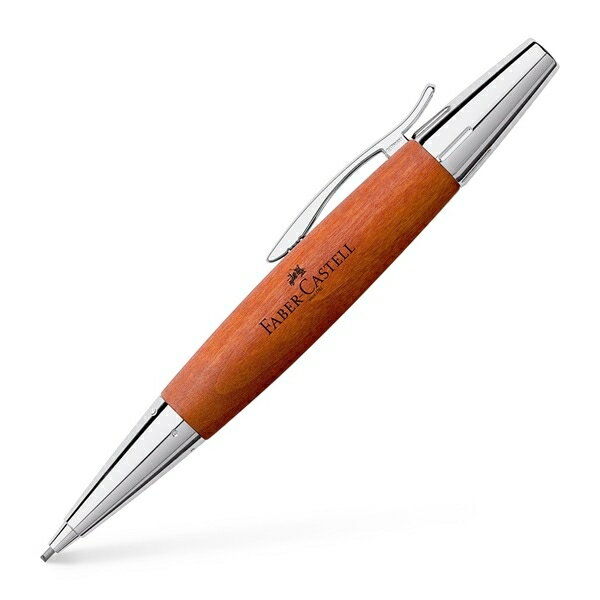 Faber-Castell E-MOTION系列/1.4B亮面褐色梨木鉛筆*加贈筆套