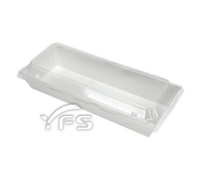 PCL-06長型輕食盒224*97*46mm(OPS蓋) (點心/蛋糕/沙拉/麵包/三明治/外帶餐盒)【裕發興包裝】JF0163