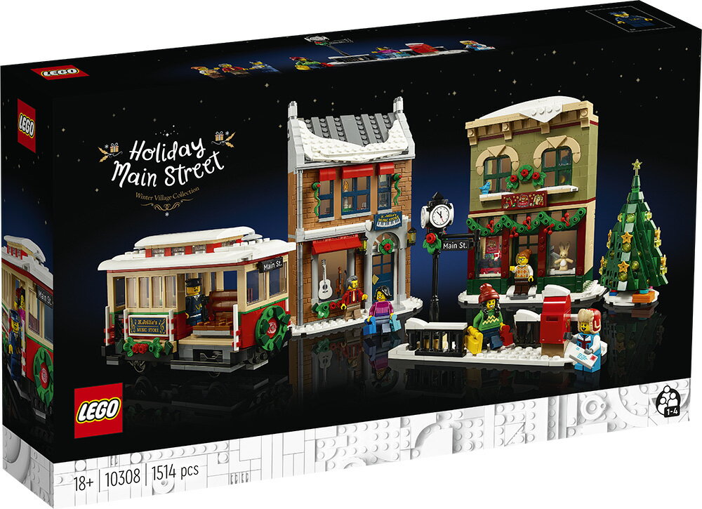 樂高LEGO 10308  節慶街道 聖誕村莊歡樂 ICONS™ Holiday Main Street 0