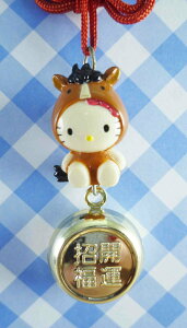 【震撼精品百貨】Hello Kitty 凱蒂貓 KITTY開運手機吊飾-馬 震撼日式精品百貨