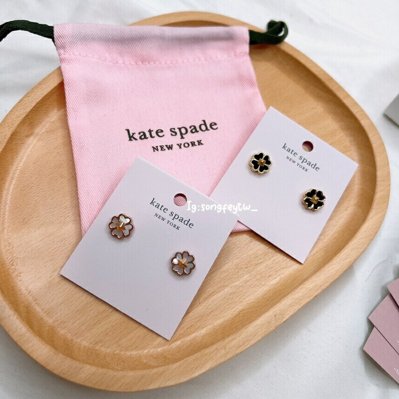 美國代購🇺🇸台灣現貨 Kate spade 米妮、黑桃、幸運草 耳環
