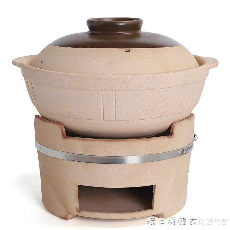 明火老式土砂鍋煲湯家用燃氣煤氣灶專用陶瓷煲仔飯無釉沙鍋粗燉鍋 dmmhy
