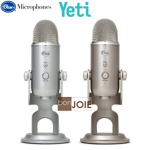 ::bonJOIE:: 美國進口 Blue Microphones Yeti USB Microphone 電容式 USB 麥克風 (銀色款、鉑金款 二色可選)(全新盒裝) MIC