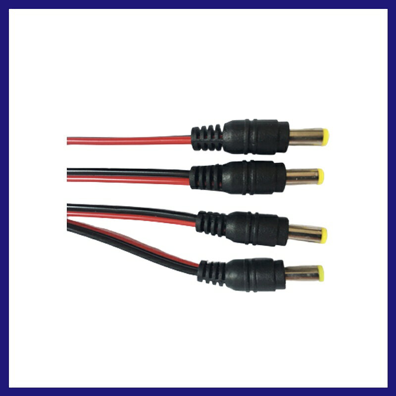 0.6mm DC公頭電源線 監視器專用 施工安裝 5.5mm x 2.1mm DC母接頭 5.5mm 1