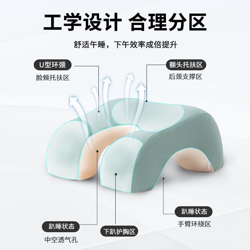 免運 趴睡枕 午休枕 午睡枕趴睡枕辦公室午休神器午休枕午睡枕頭工位網紅小學生趴趴枕特惠/開立發票H0911