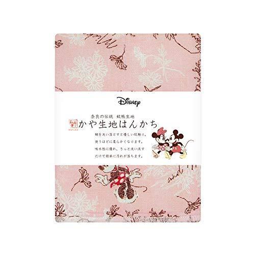 【震撼精品百貨】Micky Mouse_米奇/米妮 ~日本Disney迪士尼 日本製紗布巾 手帕-米妮粉花*16343