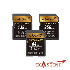 限時★.. Exascend Catalyst V30 SD記憶卡 64GB/128GB/256GB 公司貨【全館點數5倍送】【跨店APP下單最高24%點數!!】