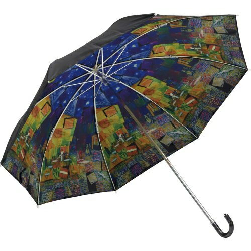 花日屋🌷日本嚴選 空運來台 抗UV 雨傘 世界名畫 歐式風格 直傘 雷諾瓦 慕夏 莫內 梵谷 奢華 摺疊傘 3