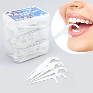 牙線家用經典牙線超細剔牙線棒家庭裝安全弓形牙簽盒裝50支裝