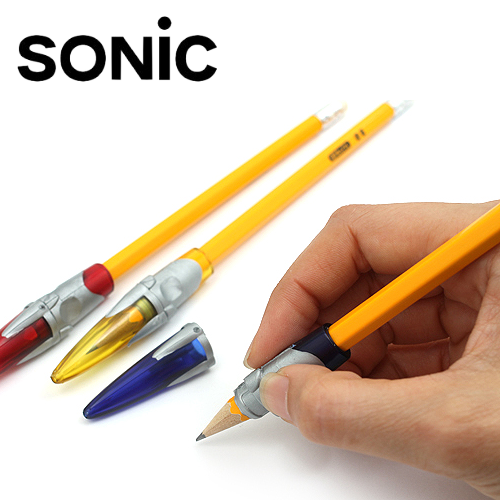 握筆器 日本 SONIC 3入三角習字握筆器 - 附鉛筆帽 ( SK-421 )